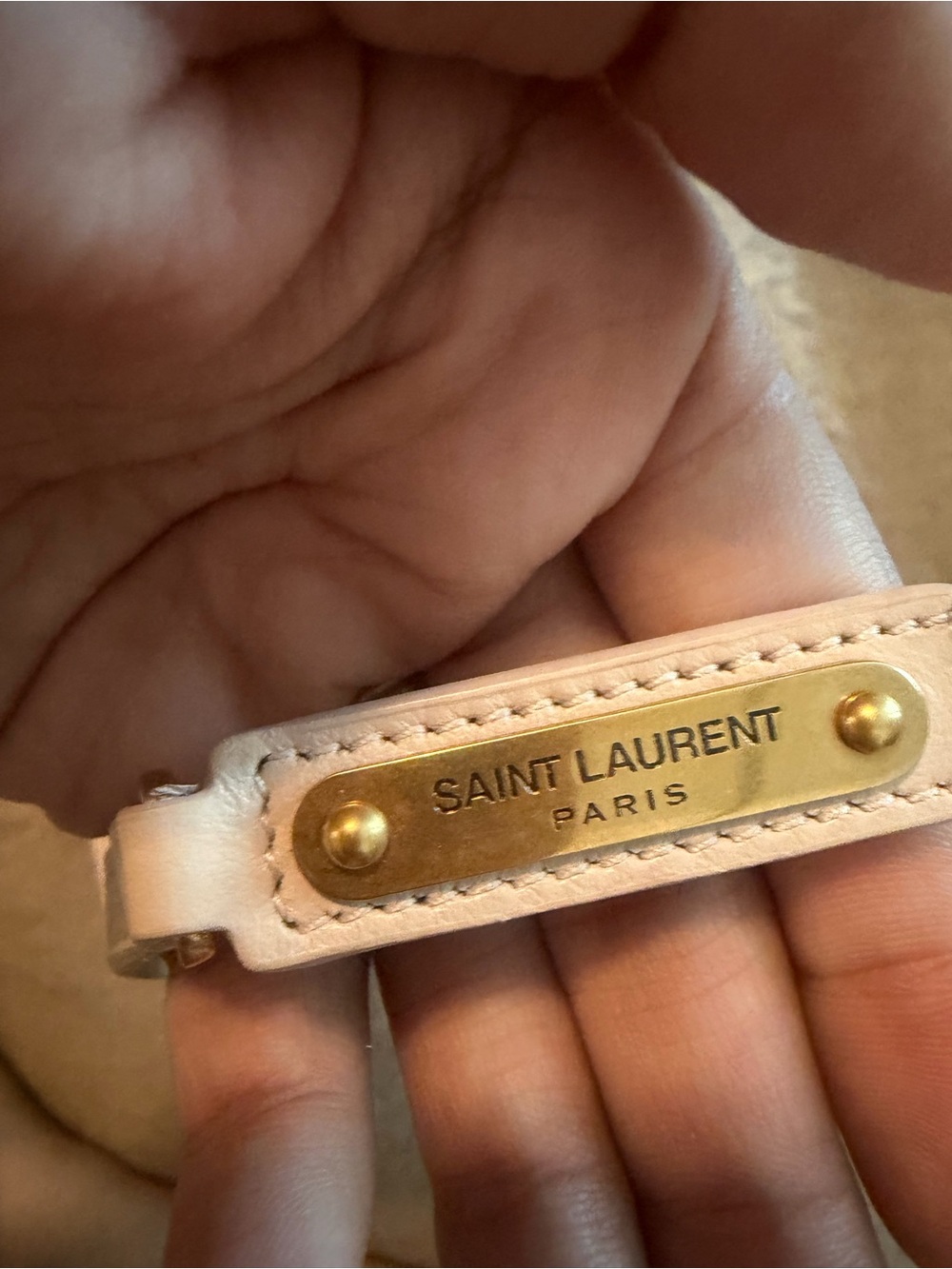 Saint Laurent leather tassel bag charm - Picture 3 of 4
